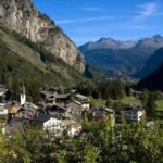 Aostadalen Courmayeur sommar