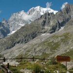Aostadalen berg sommar